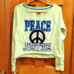 Justice peace sweatshirt